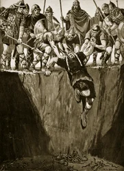 The Pit of Adders, illustration fra 