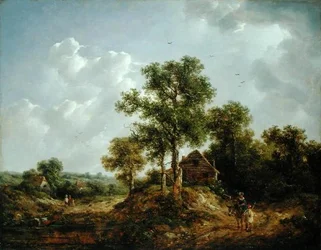 I nærheden af Sevenoaks, Kent (olie på lærred)