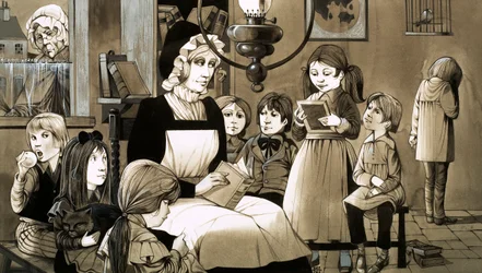 En "Dame-skole" fra 1830