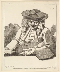 En præst i hænderne på to personer, oktober 1788.