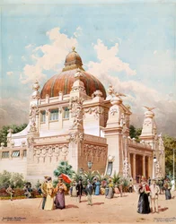 Vienna Jubilee Expo 1898. Pavillon af byen Wien, 1898.