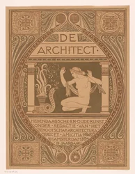 Omslagsdesign for: De Architect, 1911