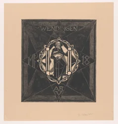 Omslagsdesign for: Wendingen, 1918