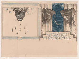 Coverdesign til: Twists, Mask Number, 1920