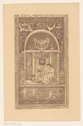 Omslagsdesign til: Catalogue of the Ideal Home Exhibition, 1912