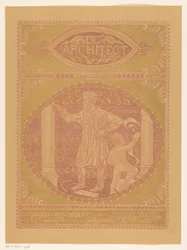 Coverdesign for: De Architect, 1911