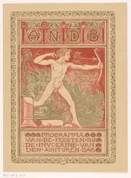 Forsidedesign til: Festprogram for General Dutch Diamond Workers
