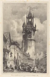 Big Clock Tower Evreux fra 