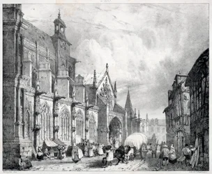 Maleriske og romantiske rejser i det gamle Frankrig, Normandiet: Saint Gervais og Saint Protais kirke i Gisors