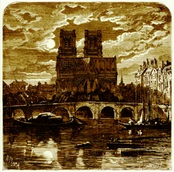 Cathedral of Notre Dame, illustration fra 