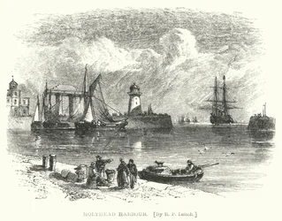 Holyhead Harbor (gravering)