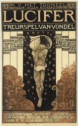 Plakat til skuespillet Lucifer, 1910
