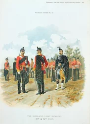 The Highland Light Infantry, fra tillægget til Art and Navy Gazette, 7. december, 1895