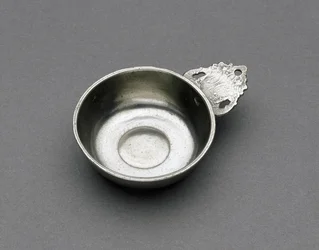 Porringer, ca. 1788-1820 (tin)