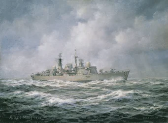 H.M.S. Exeter til søs, 1990