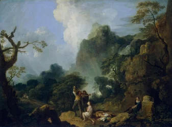 „Landskab med røvere: mordet“, 1723-1782