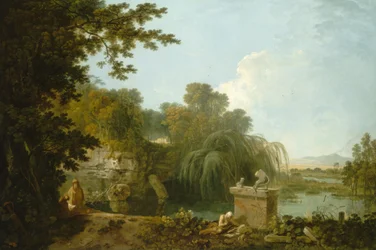 Ensomhed, ca. 17621770.