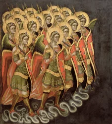 The Heavenly Militia, ca. 1348-54 (tempera på panel)