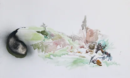 Fly Tip, 2015 (akvarel)
