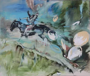 Stuntman Interruption, 2015 (akvarel)