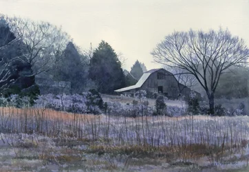 Frosty Morning, 2020 (akvarel på papir)