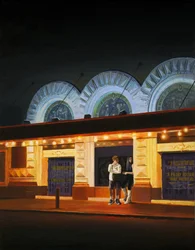 Midnight at the Shubert, 2014 (olie på lærred)
