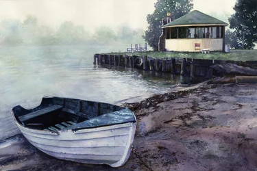 Summer Hideaway, 2001 (akvarel på papir)