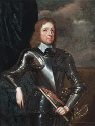Portræt af William, 2. hertug af Somerset (olie på papir, lagt på lærred)