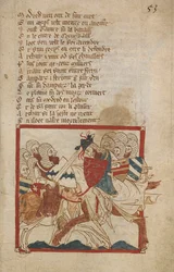 Arthur Mortally Wounded, illustration fra 