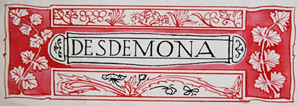 Desdemona, fra Shakespeares heltinder af Anna Murphy Jameson