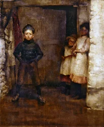In the Doorway (olie på lærred)