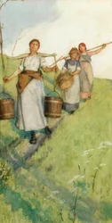 Vender hjem - Mælkepigerne