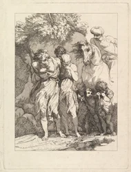 En fanget familie, ca. 1783.