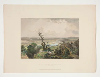 Valley of the Connecticut (Fra Mount Holyoke), illustration til Nathaniel Parker Willis