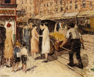 Lower East Side, ca. 1930 (olie på lærred)
