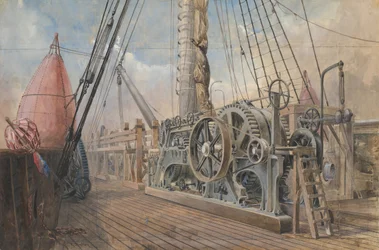Deck of the Great Eastern, Cable Truget, etc., 1866, 1865-66.