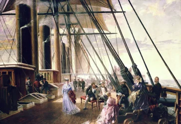 Om bord på Isambard Kingdom Brunels (1806-1859) dampskib og hjuldamper 