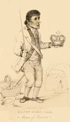 Henry Dimsdale, borgmester i Garratt, 1821.