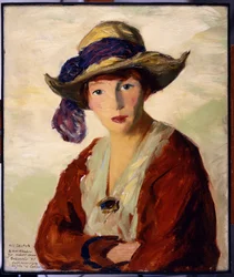 Portræt af fru Robert Henri, 1914