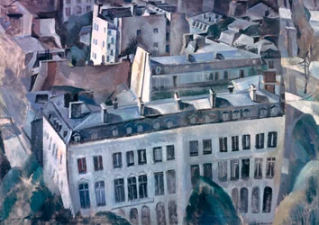 Studie til `Byen, 1909-1910