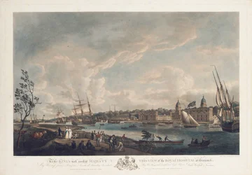 View of the Royal Hospital at Greenwich, 1793dani