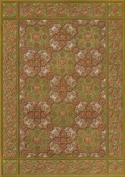 Et præget læderpanel af Habenicht, Wien, 1863.
