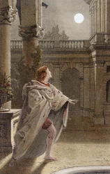 "Jamen, blødt! Hvilket lys bryder ind gennem vinduet derovre Det er øst, og Juliet er solen!