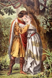 "Min dronning! Min elskerinde! O lady weep no more