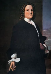 Benjamin Franklin i begyndelsen af 40