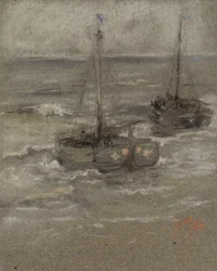 Fiskerbåde for anker