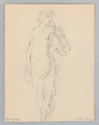 Studie for en stående kvinde, "Moods to Music," Mendelssohn Glee Club, New York, NY