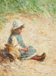 On the Beach (olie på panel)