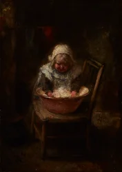 Wash Day (olie på lærred)