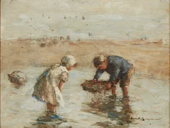 Young Fishers (olie om bord)